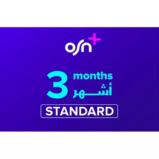 OSN+ Standard Plan 3 M - UAE