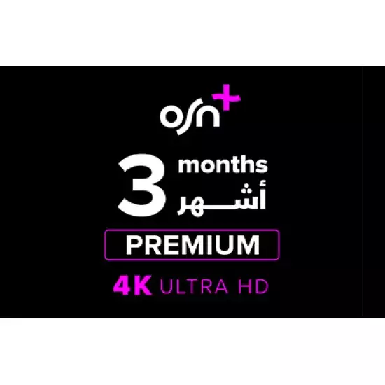 OSN+ Premium Plan 3 M - JOR OSN+ Premium Plan 3 M - JOR