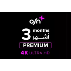 OSN+ Premium  Plan 3 M - EGY