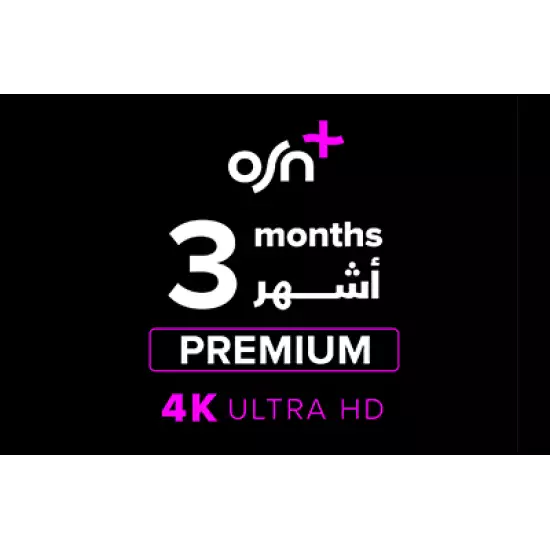 OSN+ Premium Plan 3 M - EGY OSN+ Premium Plan 3 M - EGY