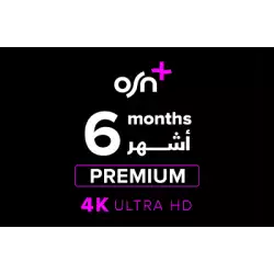 OSN+ Premium  Plan 6 M - EGY