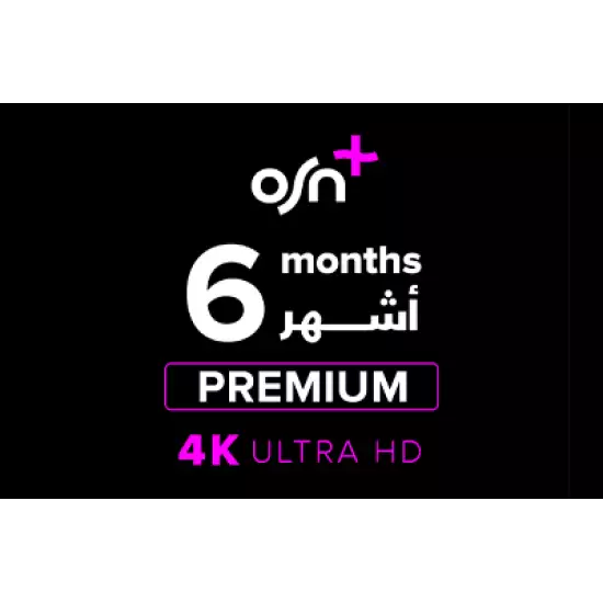OSN+ Premium  Plan 6 M - EGY