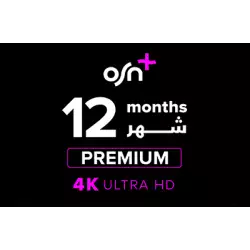 OSN+ Premium  Plan 12 M - EGY