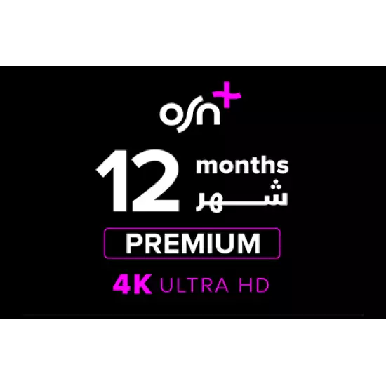 OSN+ Premium Plan 12 M - EGY OSN+ Premium Plan 12 M - EGY