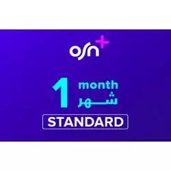 OSN+ Standard Plan Subscription Egypt Store 1 Month
