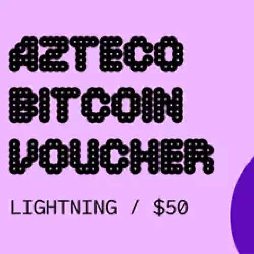 Azteco Bitcoin Crypto Voucher - Lightning - 50 USD