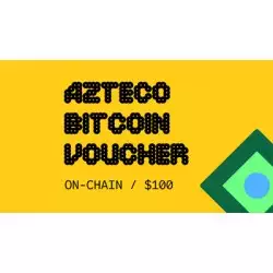 Azteco Bitcoin Crypto Voucher - On-Chain - 100 USD