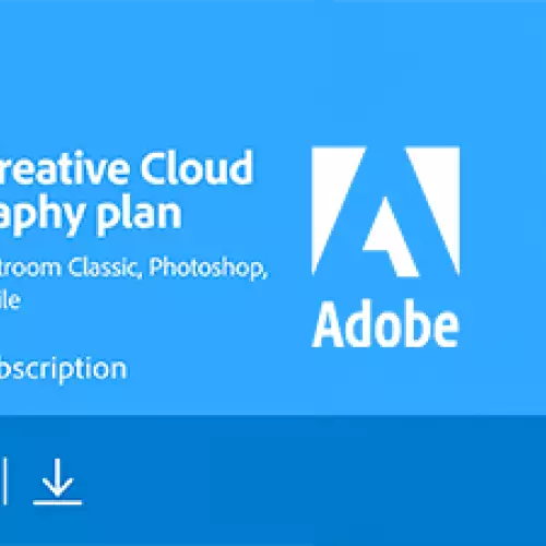 Adobe Creative Cloud Photography plan with 1TB 1 Year Subscription 