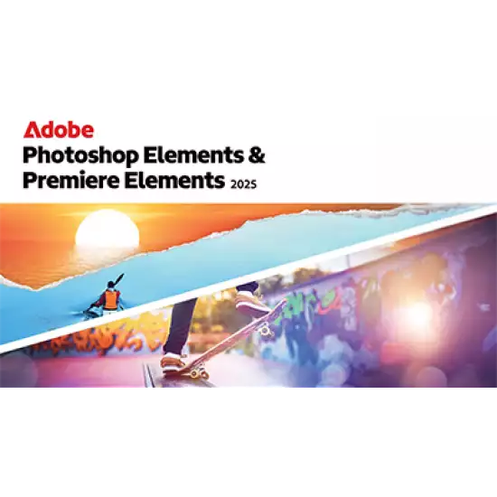 Adobe Photoshop & Premiere Elements 2025 3 Years Adobe Photoshop & Premiere Elements 2025 3 Years