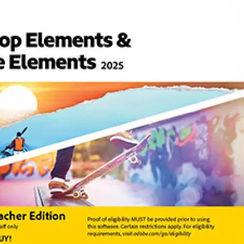 Adobe Photoshop & Premiere Elements Student Teacher Edition  2025 3 Years