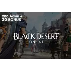 Black Desert Online Gift Card Acoin 200 (+20 Bonus) Black Desert Online Gift Card Acoin 200 (+20 Bonus)