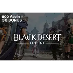 Black Desert Online Gift Card Acoin 500 (+50 Bonus) Black Desert Online Gift Card Acoin 500 (+50 Bonus)