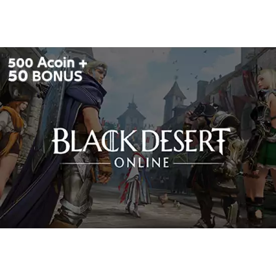 Black Desert Online Gift Card Acoin 500 (+50 Bonus)