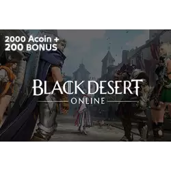 Black Desert Online Gift Card Acoin 2000 (+200 Bonus)