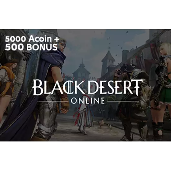 Black Desert Online Gift Card Acoin 5000 (+500 Bonus)