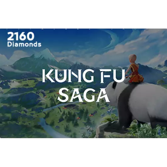 Kung Fu Saga Gift Card Diamonds 2160 Kung Fu Saga Gift Card Diamonds 2160