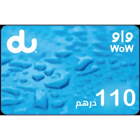 Du Prepaid Card 110 AED - UAE Du Prepaid Card 110 AED - UAE