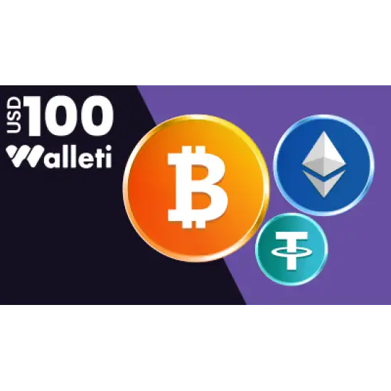 Walleti Gift Card USD 100 Walleti Gift Card USD 100