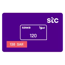 Sawa Recharge Card KSA Store SAR 120