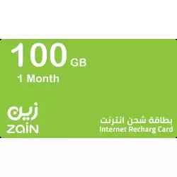Zain Internet 100 GB 1Month Zain Internet 100 GB 1Month
