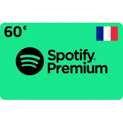 Spotify Card 60€ for France accounts Spotify Card 60€ for France accounts