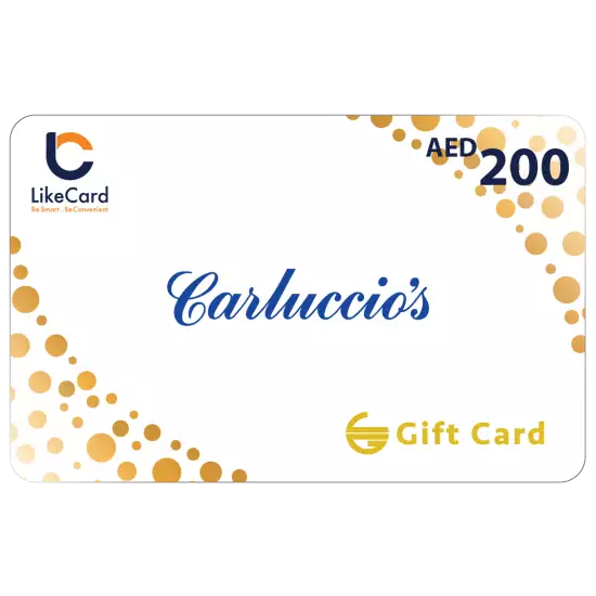 Carluccio's - 200 AED Carluccio's - 200 AED