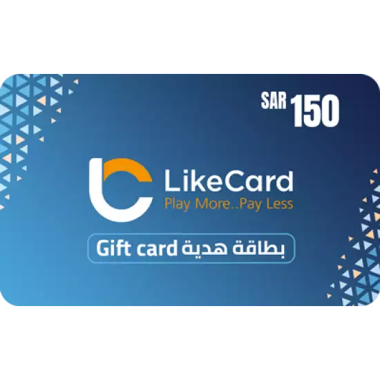 LikeCard Gift Card KSA Store SAR 150