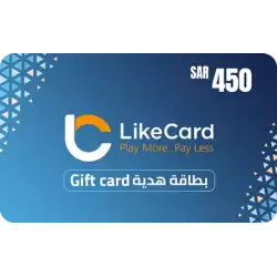 LikeCard Gift Card KSA Store SAR 450