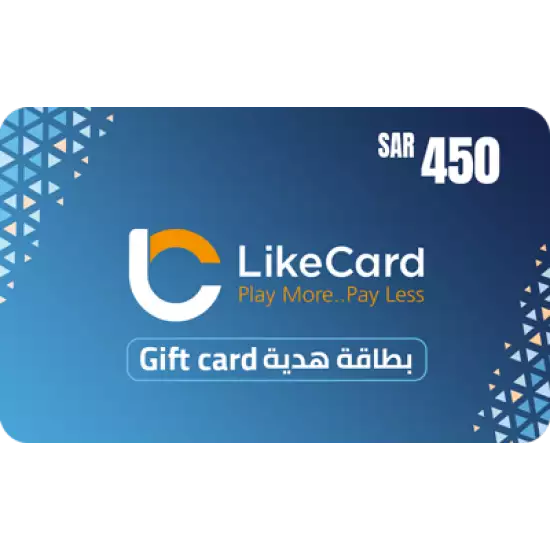 LikeCard Gift Card KSA Store SAR 450