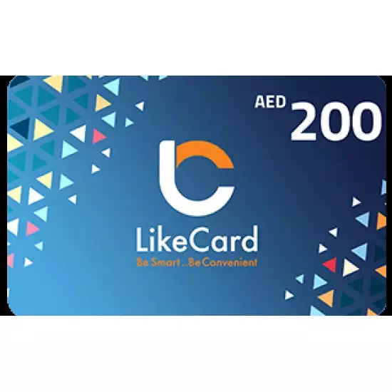 LikeCard Gift Card 200 AED (UAE Account)