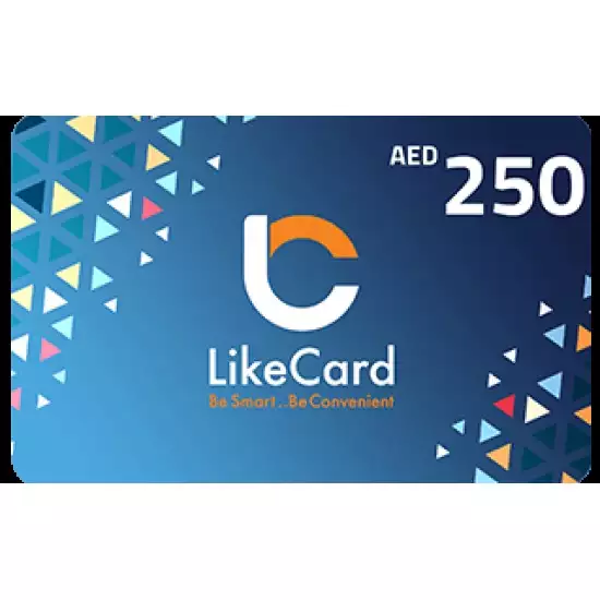 LikeCard Gift Card 250 AED (UAE Account) LikeCard Gift Card 250 AED (UAE Account)
