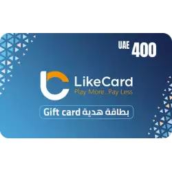 LikeCard Gift Card UAE Store AED 400 LikeCard Gift Card UAE Store AED 400