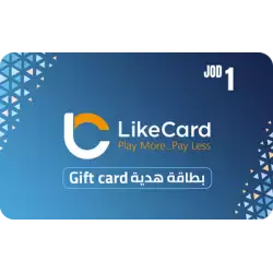 LikeCard Gift Card Jordan Store JOD 1 LikeCard Gift Card Jordan Store JOD 1