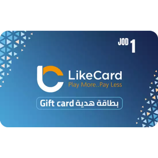 LikeCard Gift Card Jordan Store JOD 1