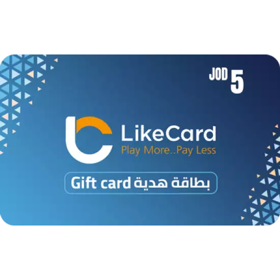 LikeCard Gift Card Jordan Store JOD 5