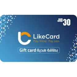 LikeCard Gift Card Jordan Store JOD 30