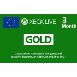 Xbox Live 3 Months - Europe