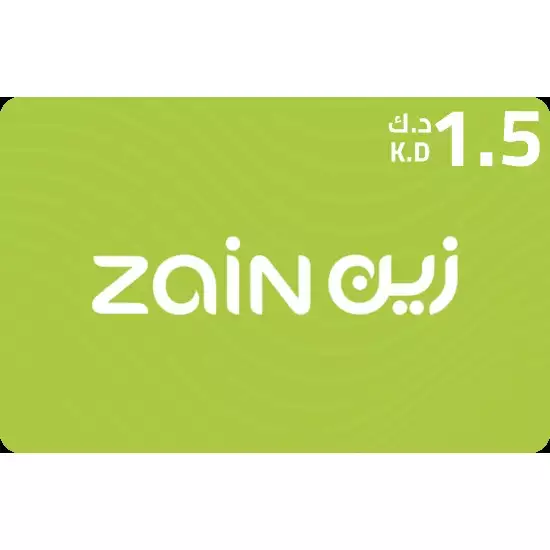Kuwait Zain 1.5 KD Kuwait Zain 1.5 KD