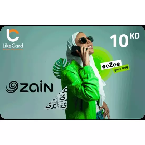 Kuwait Zain 10 KD Kuwait Zain 10 KD