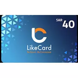 LikeCard Gift Card 40 SAR (KSA Account) LikeCard Gift Card 40 SAR (KSA Account)