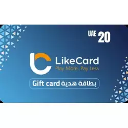 LikeCard Gift Card 20 AED (UAE Account) LikeCard Gift Card 20 AED (UAE Account)