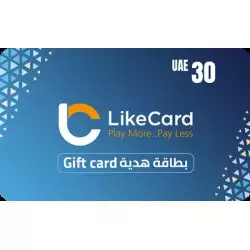 LikeCard Gift Card 30 AED (UAE Account) LikeCard Gift Card 30 AED (UAE Account)