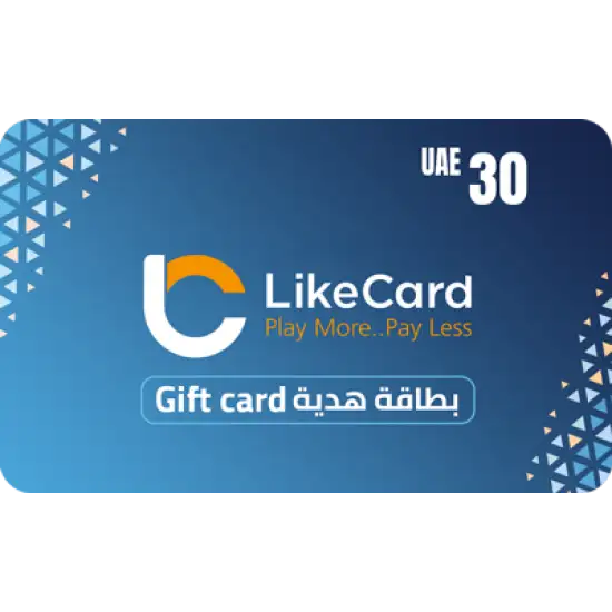 LikeCard Gift Card UAE Store AED 30 LikeCard Gift Card UAE Store AED 30