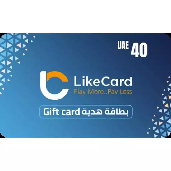 LikeCard Gift Card 40 AED (UAE Account) LikeCard Gift Card 40 AED (UAE Account)