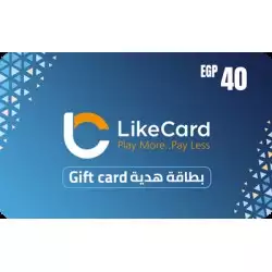 LikeCard Gift Card 40 EGP (Egypt Account) LikeCard Gift Card 40 EGP (Egypt Account)