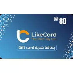 LikeCard Gift Card 80 EGP (Egypt Account)