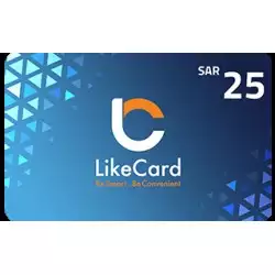 LikeCard Gift Card 25 SAR (KSA Account) LikeCard Gift Card 25 SAR (KSA Account)