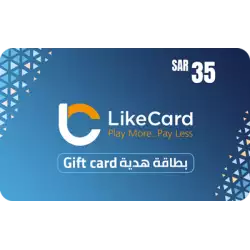 LikeCard Gift Card KSA Store SAR 35 LikeCard Gift Card KSA Store SAR 35