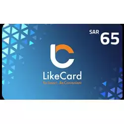 LikeCard Gift Card 65 SAR (KSA Account)