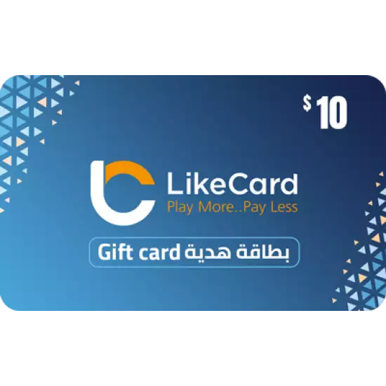 LikeCard Gift Card Global Store USD 10 LikeCard Gift Card Global Store USD 10